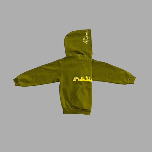 Olive x Saffron Patch Pull Over