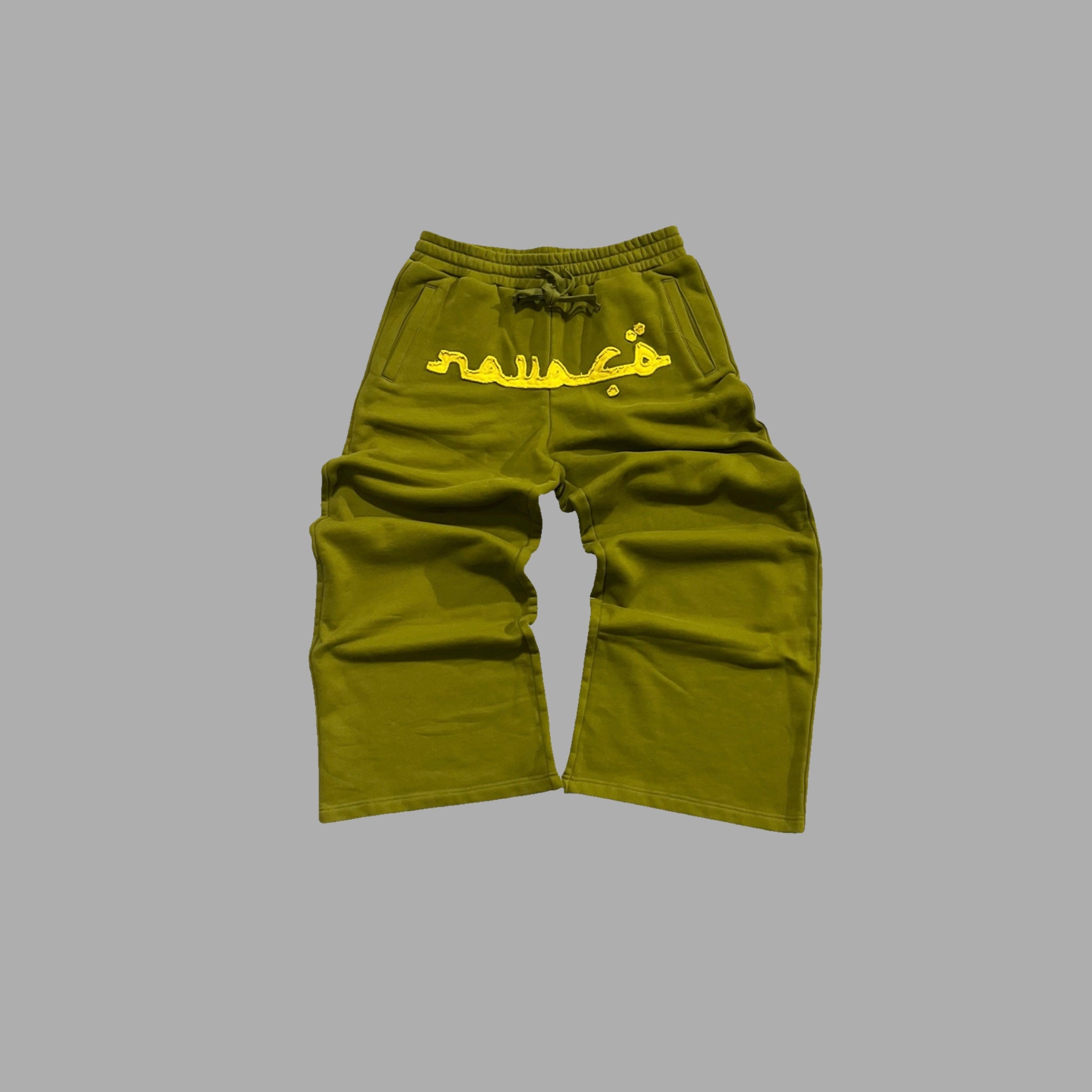 Olive x Saffron Patch Sweat Pants